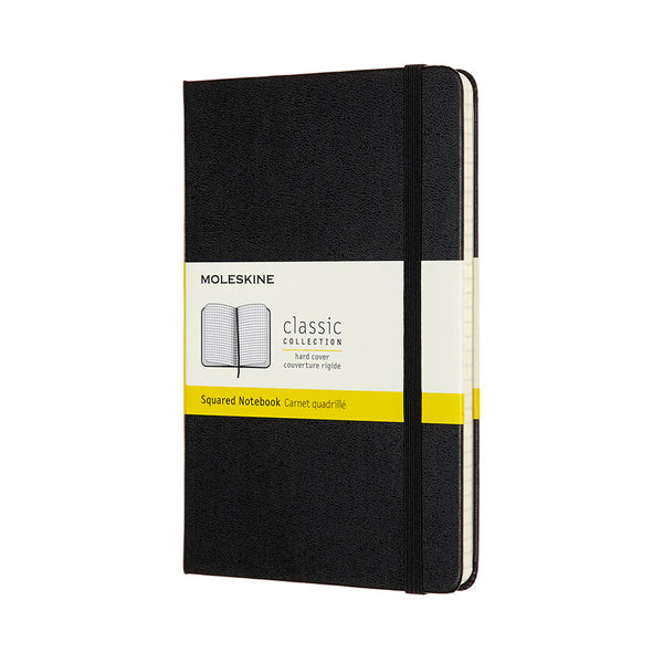 Moleskine Classic Squared Hardcover Notebook - Medium