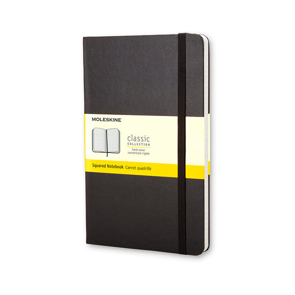 Moleskine Classic Squared Hardcover Notebook - Large