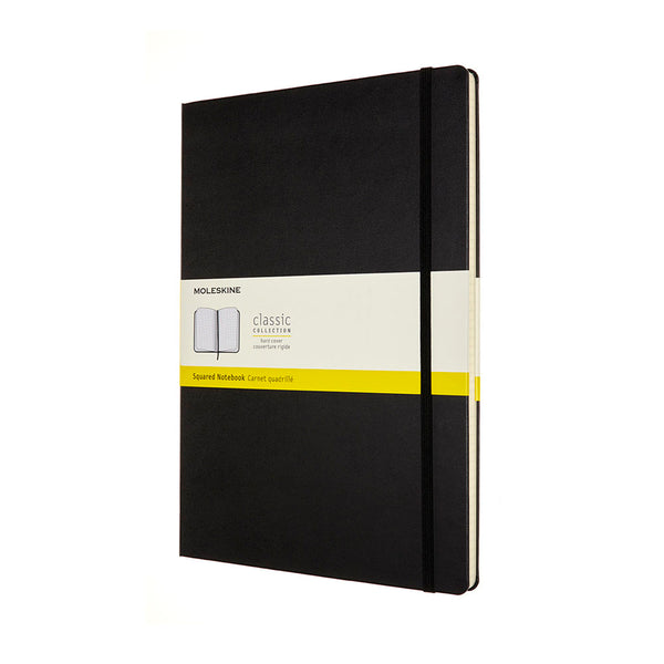 Moleskine Classic Squared Hardcover Notebook - A4