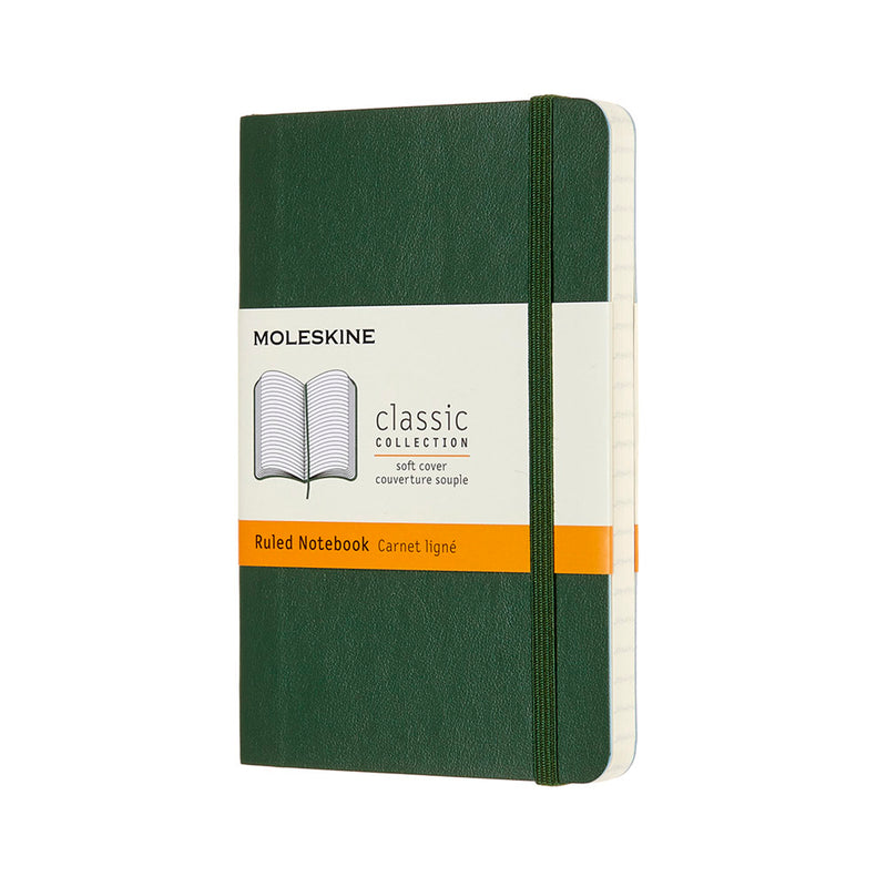 Moleskine Classic Ruled Softcover Notebook - Pocket