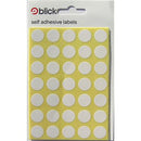 Blick Self-Adhesive White Labels - 13mm Circles (245 Stickers)