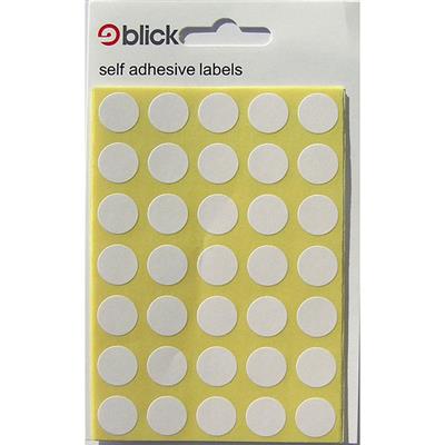 Blick Self-Adhesive White Labels - 13mm Circles (245 Stickers)