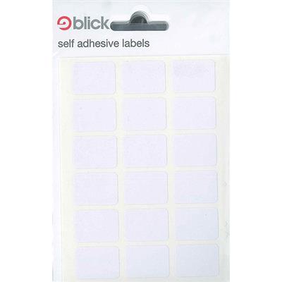 Blick Self-Adhesive White Labels - 16 x 22mm (126 Stickers)