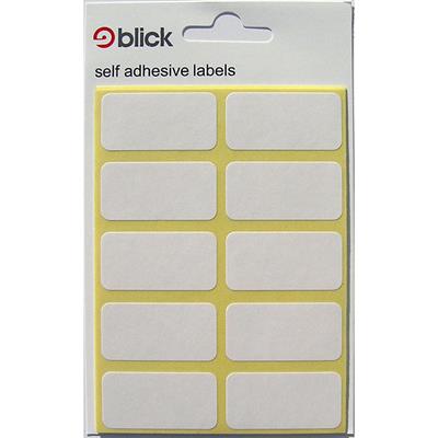 Blick Self-Adhesive White Labels - 19 x 38mm (70 Stickers)