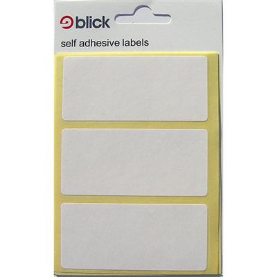 Blick Self-Adhesive White Labels - 34 x 75mm (21 Stickers)