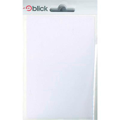 Blick Self-Adhesive White Labels - 80 x 120mm (7 Stickers)