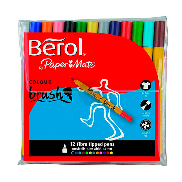 Berol Handhugger Fibre-tipped Colouring Pens (Assorted)