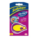 Sellotape On Hand Invisible Dispenser 18mmx15m Matt White
