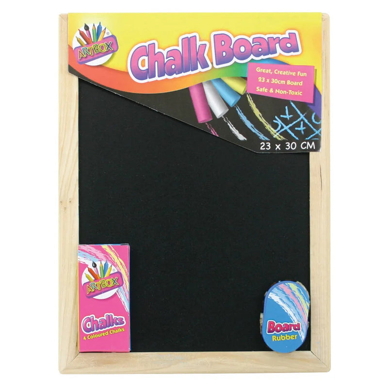 Artbox Chalk Board Set with Chalks And Eraser