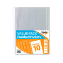 Tiger A4 Punched Pockets 30 Micron (Pack of 10)
