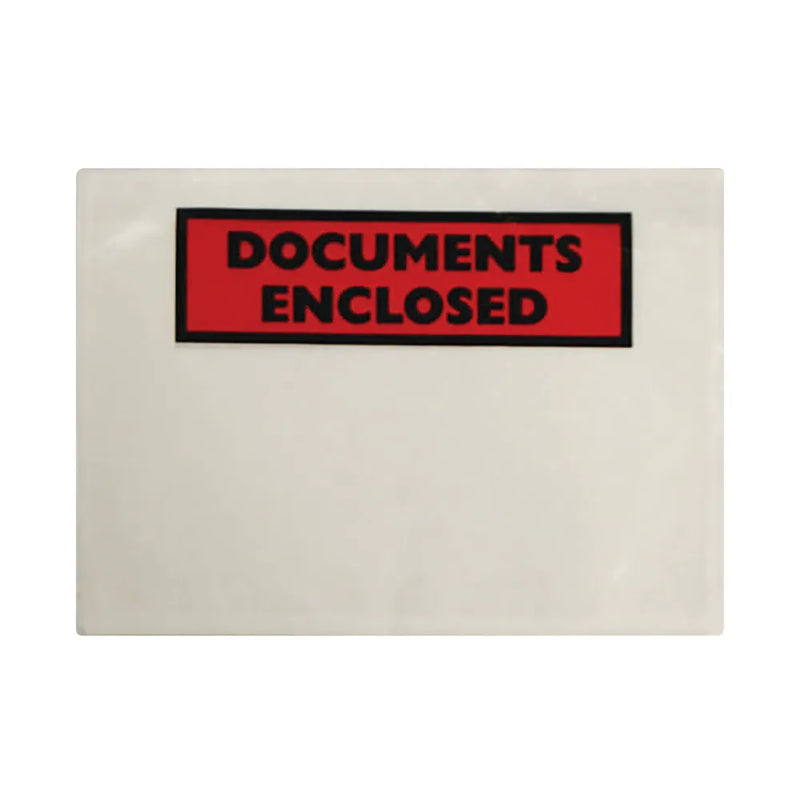 Gosecure Document Envelope GoSecure Document Envelopes Documents Enclosed Self Adhesive A7 (Pack