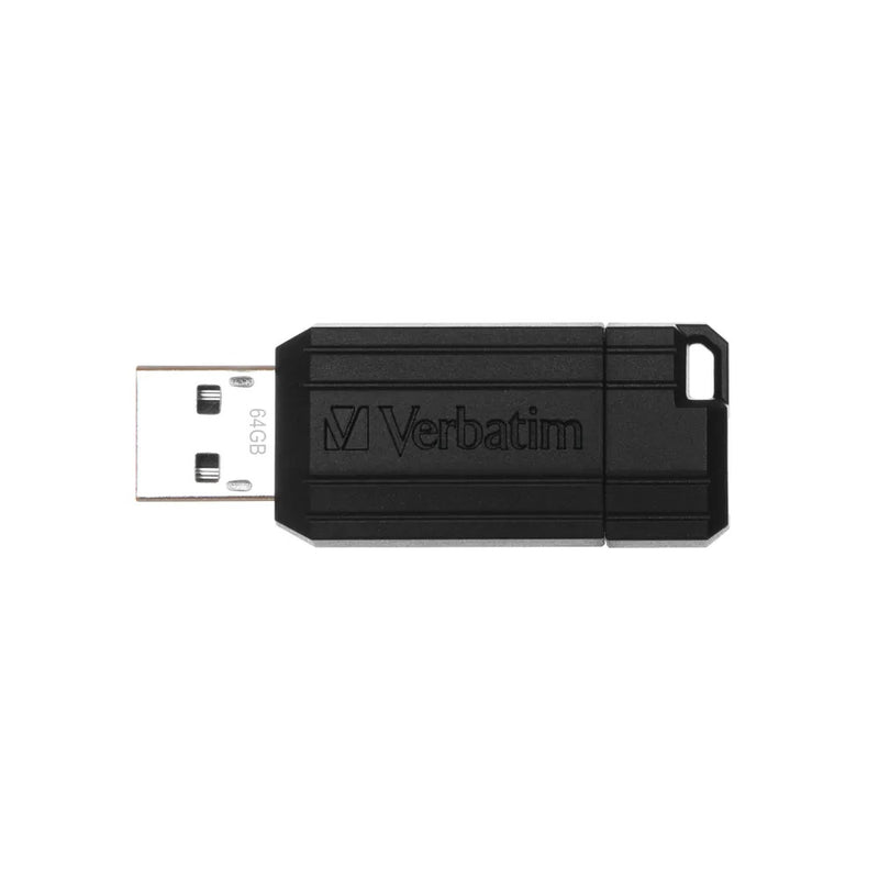 Verbatim Pinstripe USB Drive 64GB Black