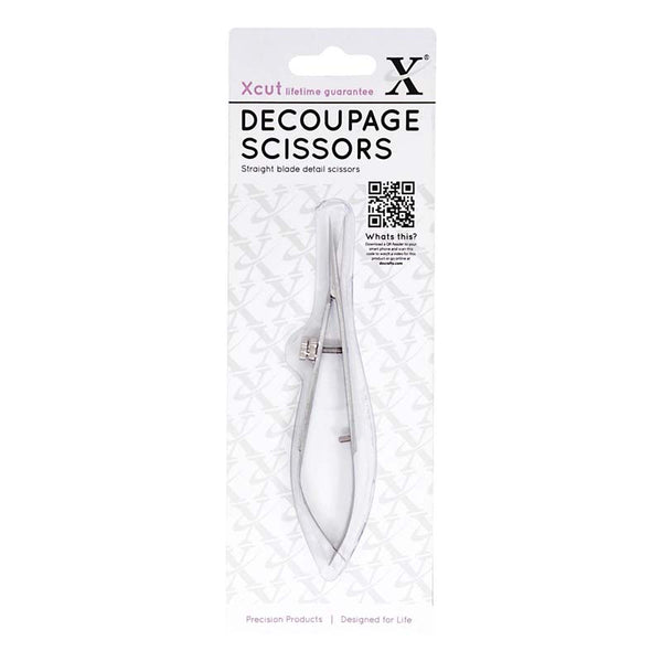 Xcut Decoupage Scissors Ultra Fine - Straight Tip