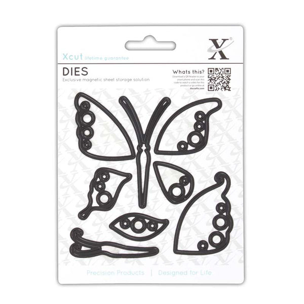 Xcut Decorative Dies (8pcs) - Butterflies