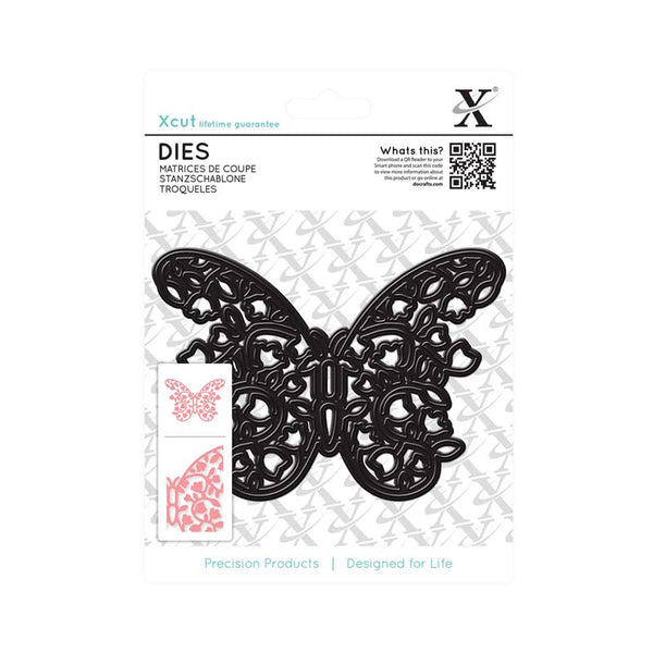 Xcut Dies (1pc) - Floral Filigree Butterfly