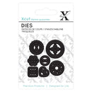 Xcut Mini Die - (7pcs) Buttons