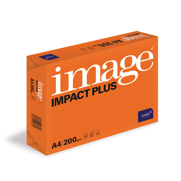 Image Impact Plus Paper A4 White FSC3 200 gsm (250 Sheets)