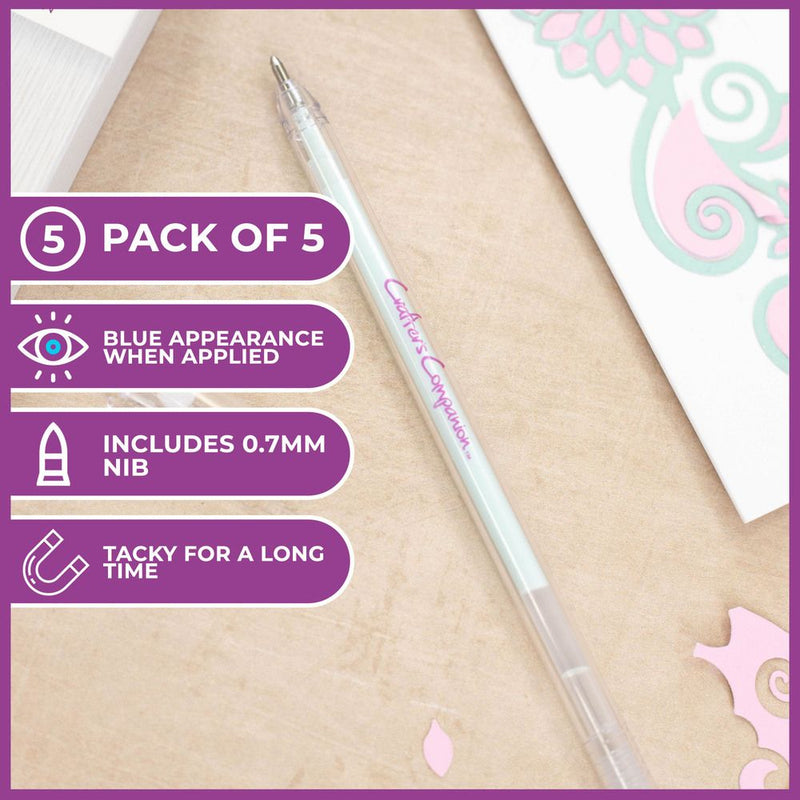 Crafters Companion Ball Point Glue Pen Set (5PK)