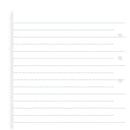 Filofax Clipbook Personal Undated Ruled Notepaper