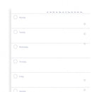 Filofax Clipbook A5 Undated Week to View Diary