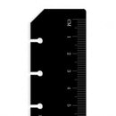 Filofax Ruler Page Marker Black