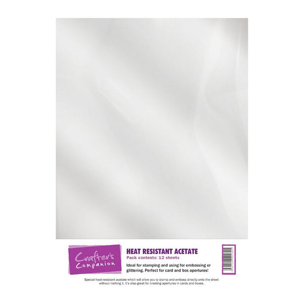 Crafter's Companion Heat Resistant Acetate (12 sheets)