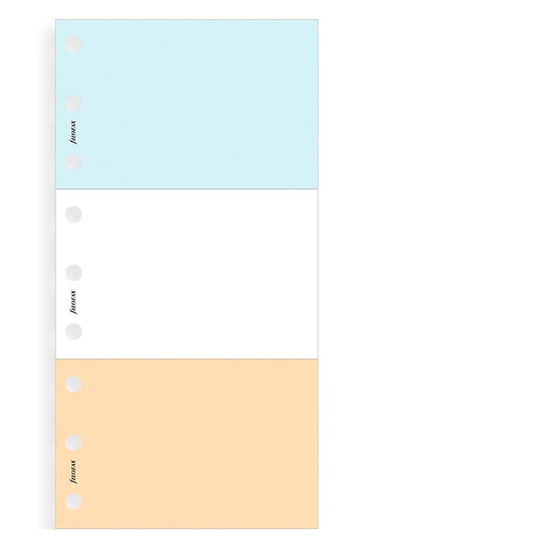 Filofax Jot Pads (White, Blue & Salmon)