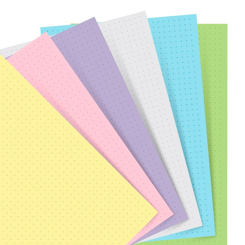Filofax A5 Refillable Notebook Pastel Paper