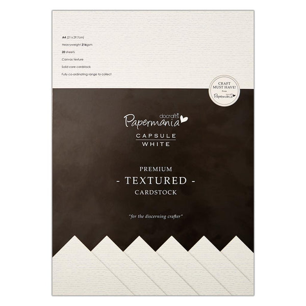 Papermania A4 Premium Cardstock Textured (20pcs)