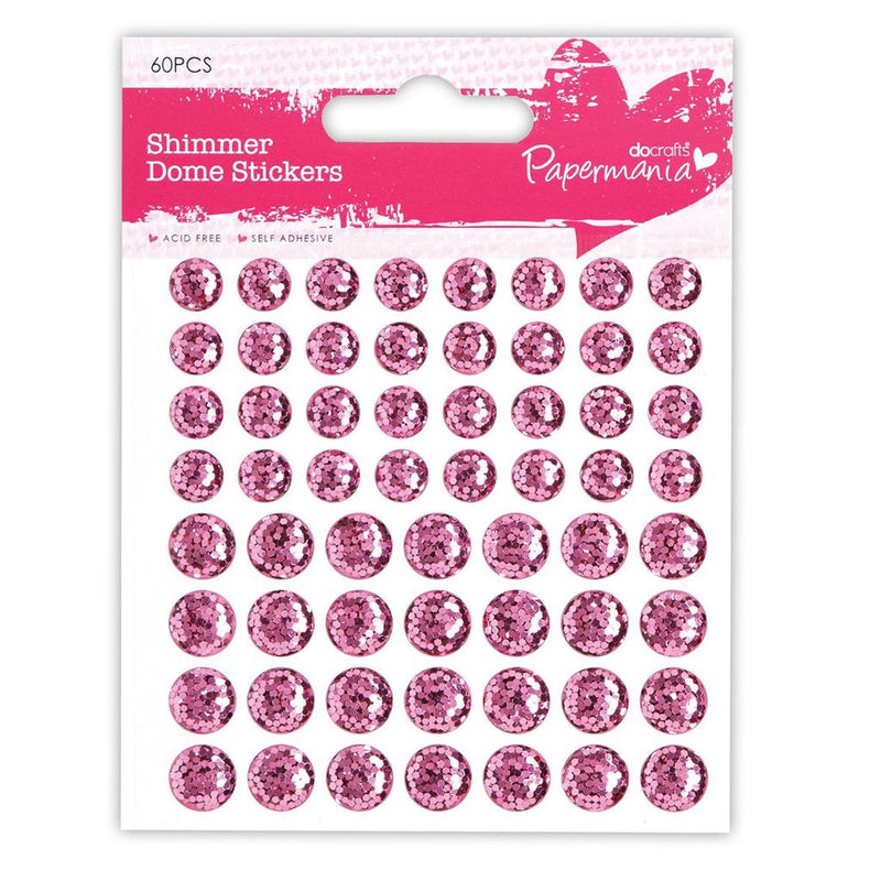 Papermania Shimmer Dome Stickers (60pcs)