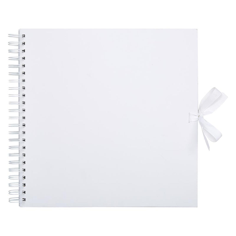 Papermania Spiralbound Scrapbook 12x12" White