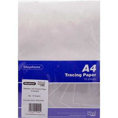 Stephens Special Paper Tracing Paper A4 45gsm (10 Sheets)