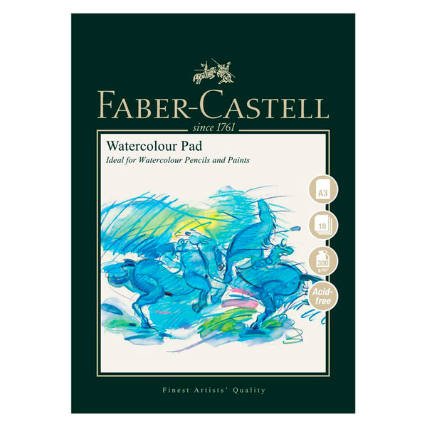 Faber-Castell Watercolour Pad Spiral Bound - 10 Sheets (300gsm)